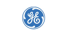 Photo of GE's brand logo.