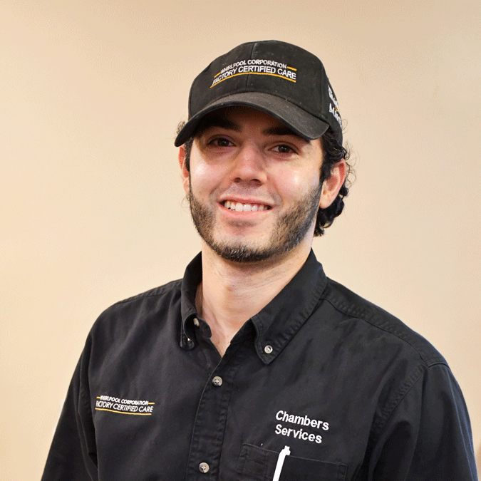 Team member photo of Vinnie, appliance repair technician at Chambers Services Inc.