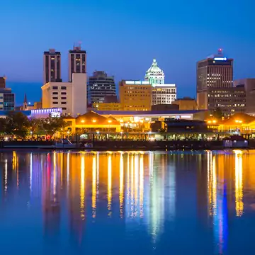The Peoria Skyline at Dusk